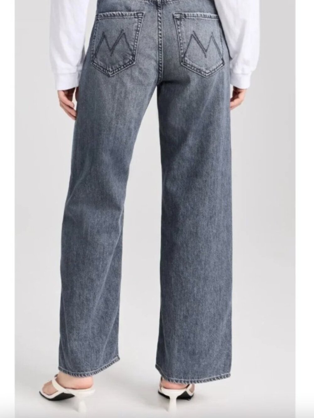 NWOT MOTHER The Dodger Ankle Wide Leg Jeans in Off The Beaten Path Size 27 - Picture 2 of 6